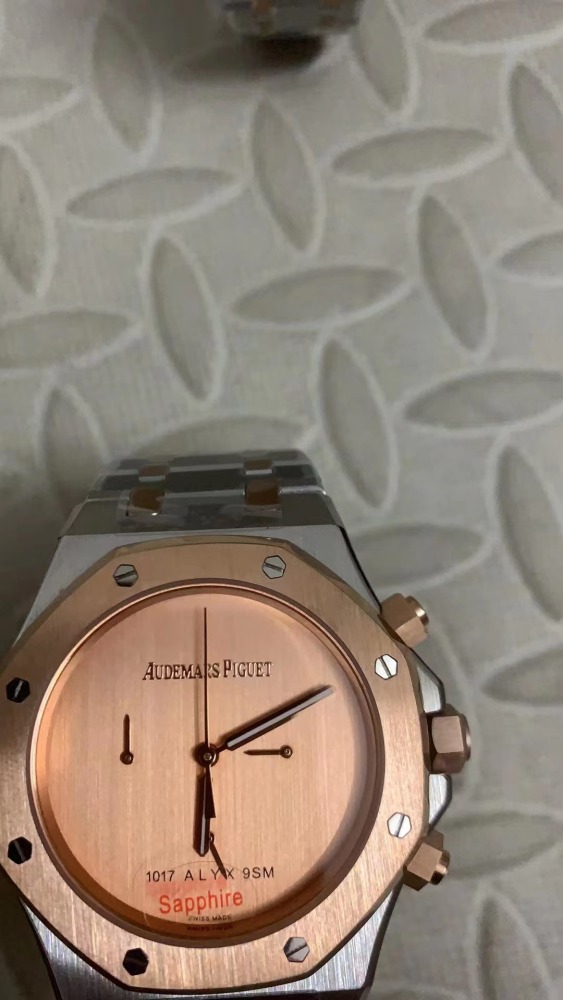 Men's Quartz Watch Chronograph 904L Stainless Steel 42mm- AP 89