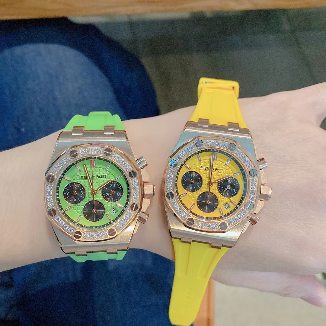 Women's  Quartz Watch Chronograph 904L Stainless Steel 35mm- AP 60