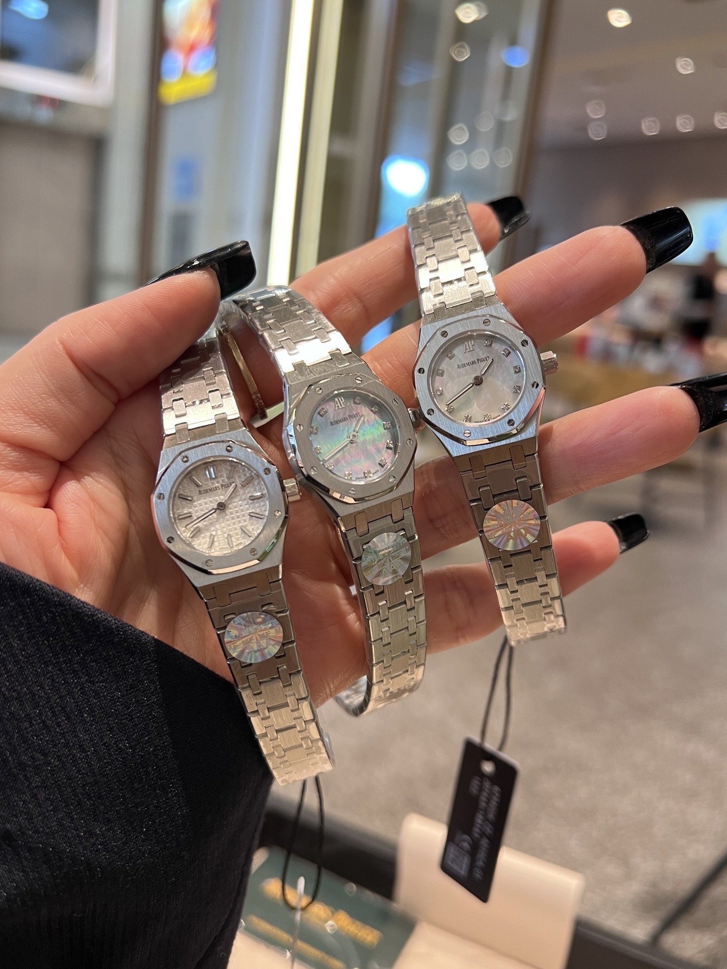 Women's  Quartz Watch Chronograph 904L Stainless Steel 23mm- AP 124