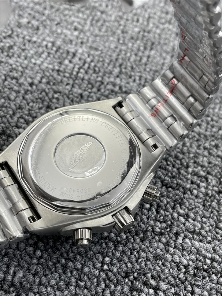 Men's Quartz Watch Chronograph 904L Stainless Steel 46mm- BR 137