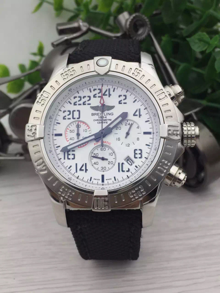 Men's Quartz Watch Chronograph 904L Stainless Steel 46mm- BR 146