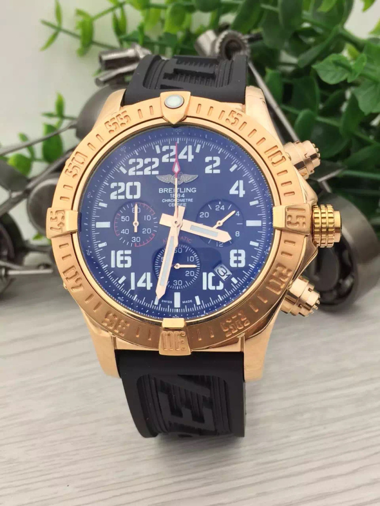 Men's Quartz Watch Chronograph 904L Stainless Steel 46mm- BR 149