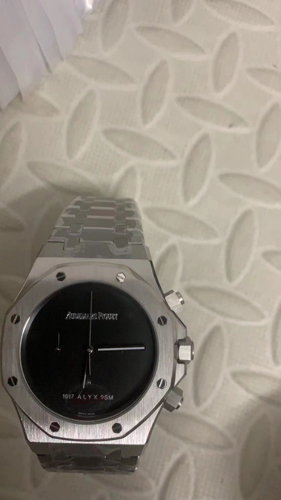 Men's Quartz Watch Chronograph 904L Stainless Steel 42mm- AP 89