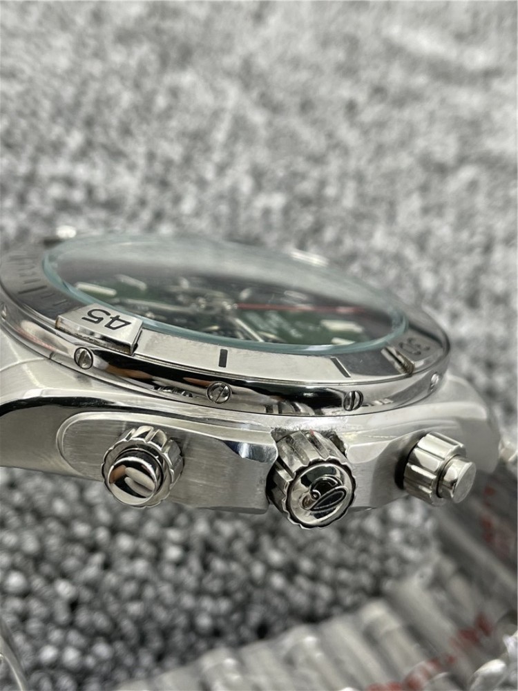 Men's Quartz Watch Chronograph 904L Stainless Steel 46mm- BR 137