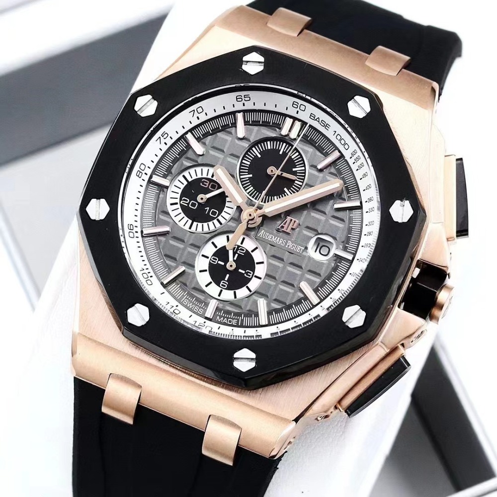 Men's Automatic Mechanical Watch 904L Stainless Steel 44mm- AP91