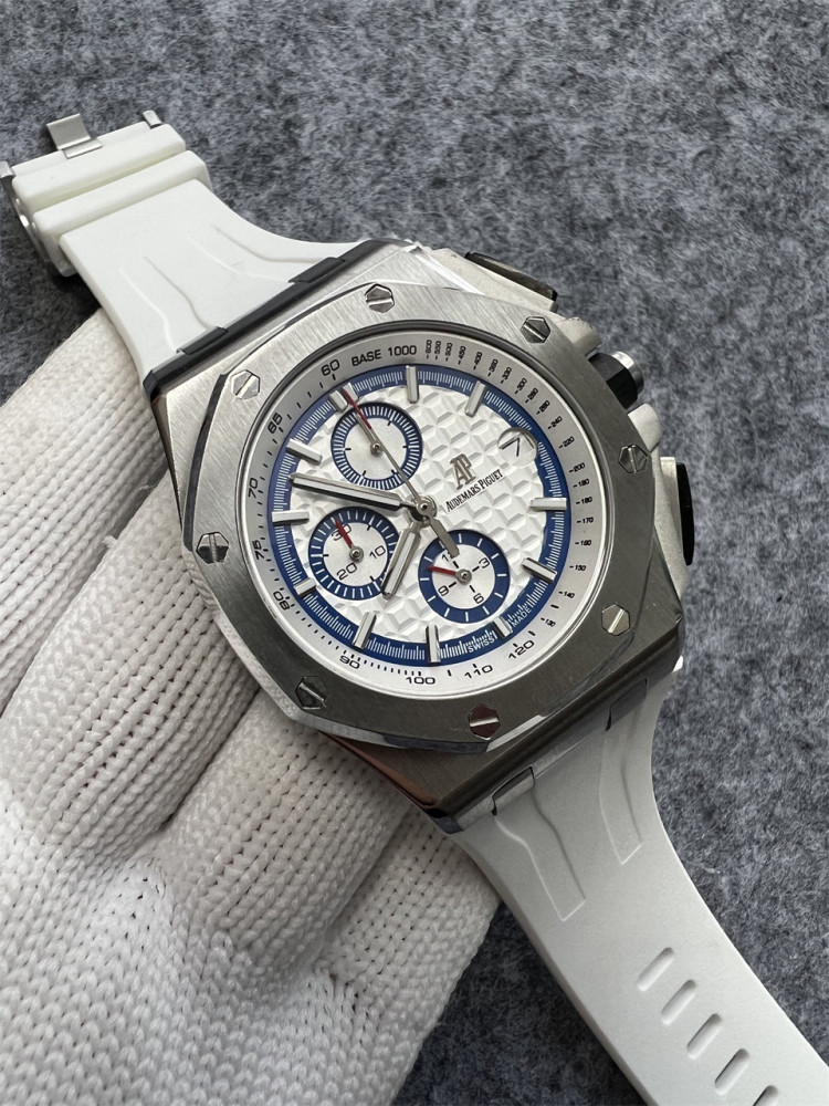 Men's Quartz Watch Chronograph 904L Stainless Steel 44mm- AP 99