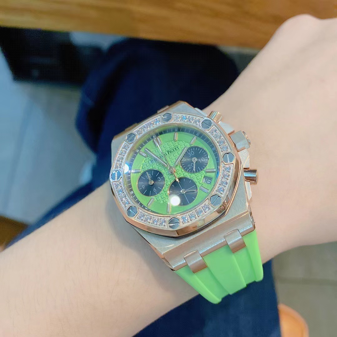 Women's  Quartz Watch Chronograph 904L Stainless Steel 35mm- AP 60