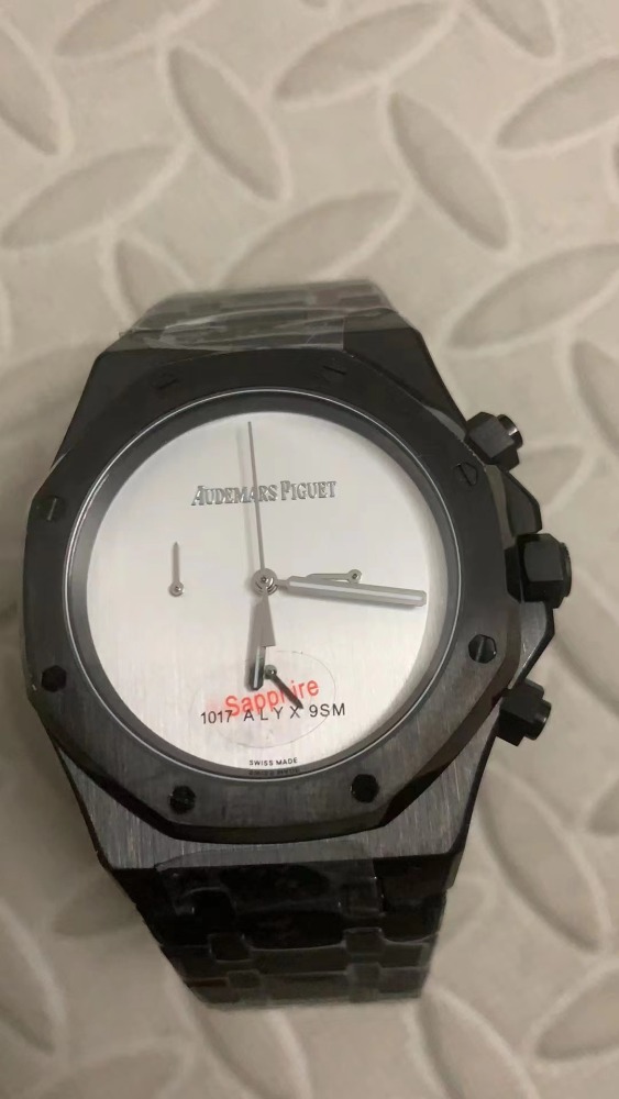 Men's Quartz Watch Chronograph 904L Stainless Steel 42mm- AP 89