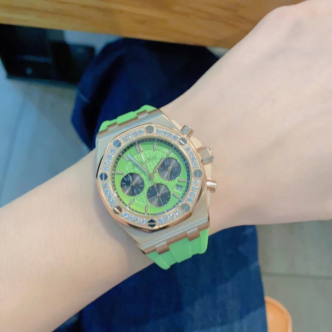 Women's  Quartz Watch Chronograph 904L Stainless Steel 35mm- AP 60