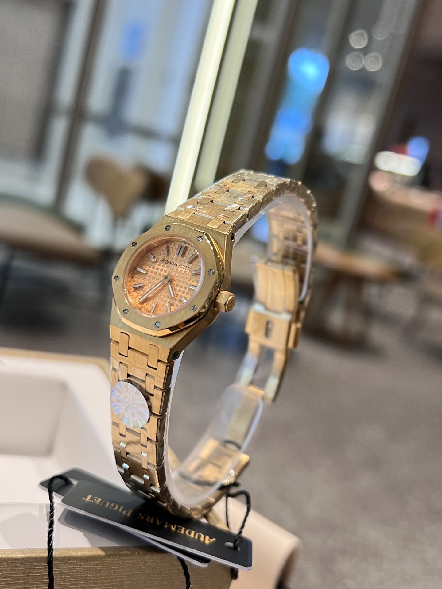 Women's  Quartz Watch Chronograph 904L Stainless Steel 23mm- AP 124