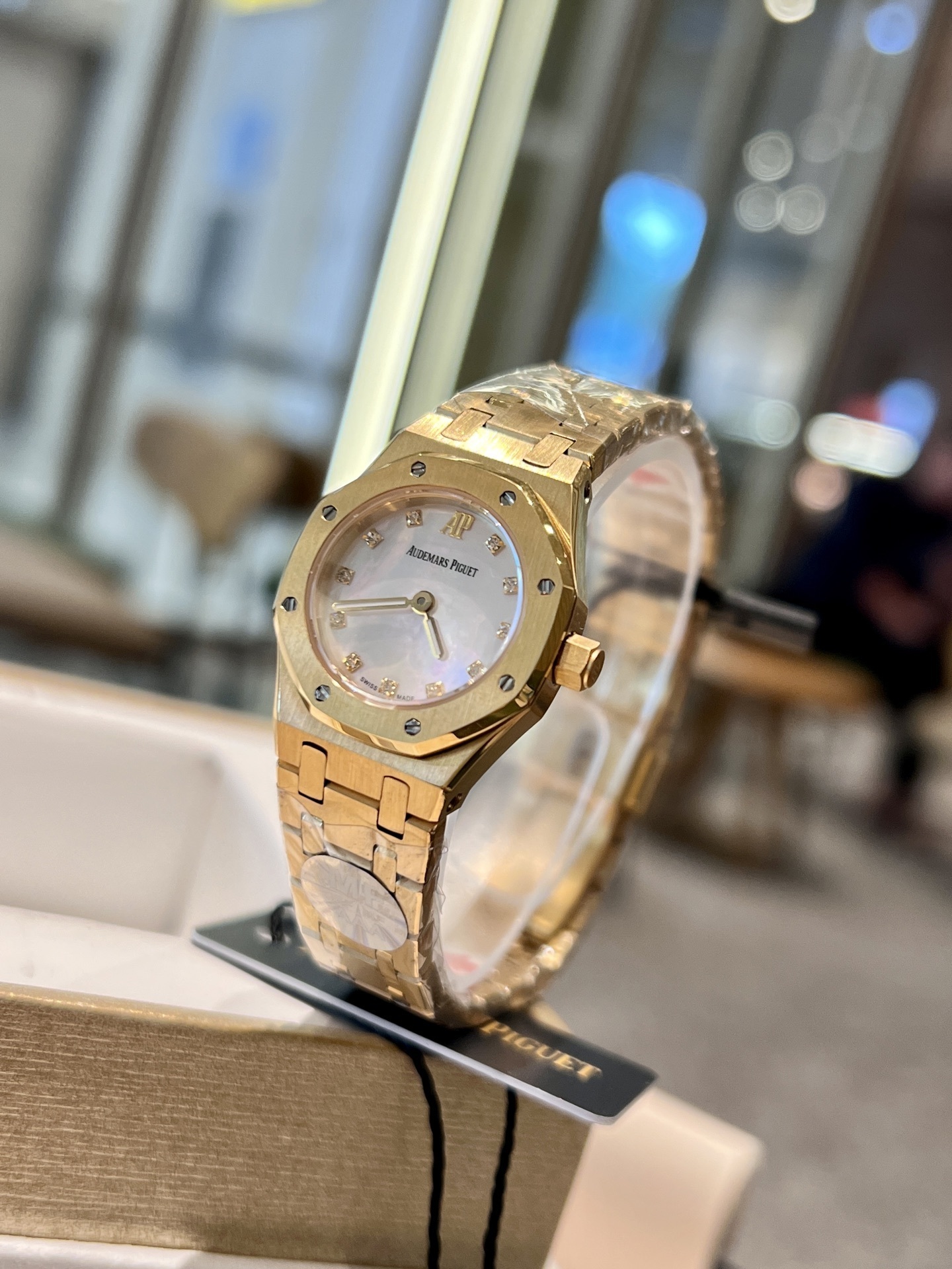Women's  Quartz Watch Chronograph 904L Stainless Steel 23mm- AP 124