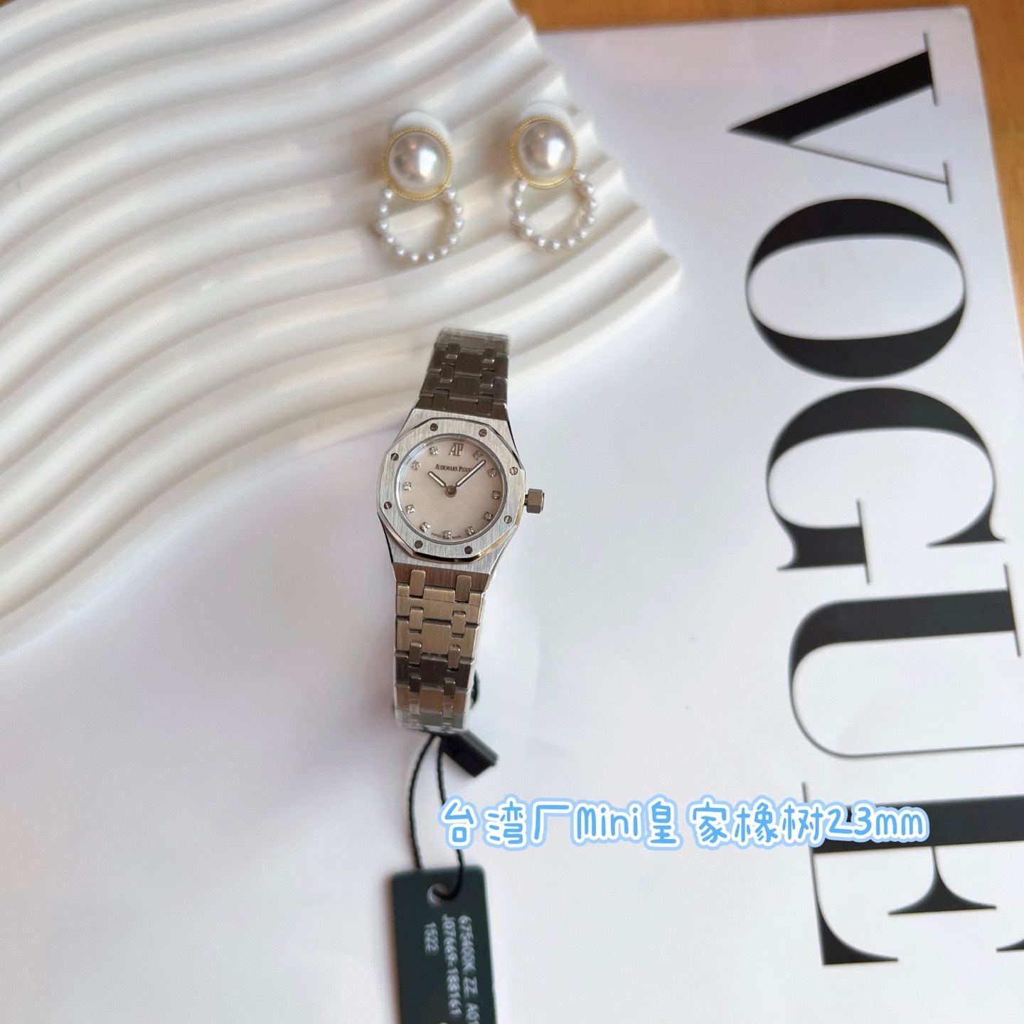 Women's  Quartz Watch Chronograph 904L Stainless Steel 23mm- AP 121
