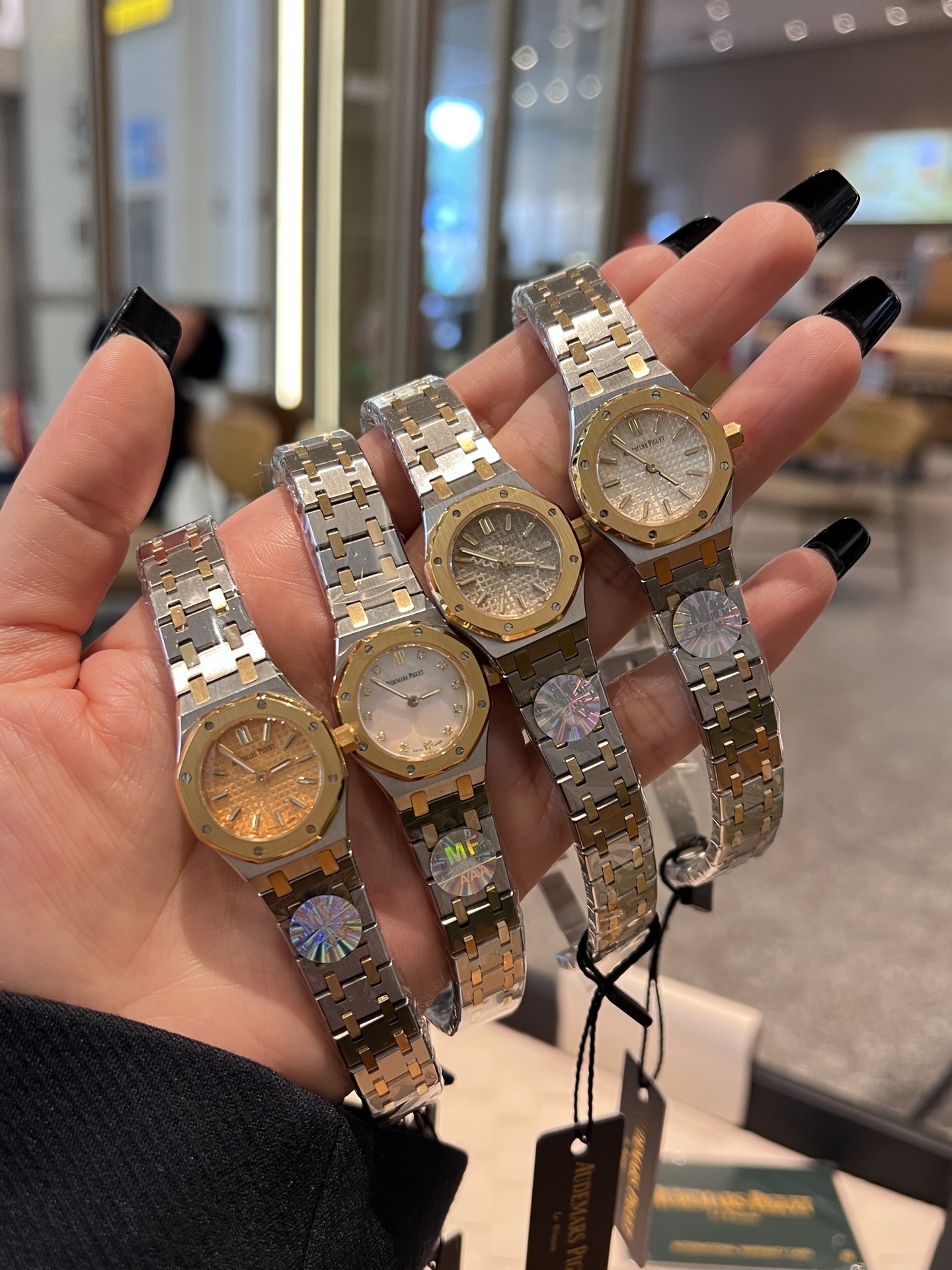 Women's  Quartz Watch Chronograph 904L Stainless Steel 23mm- AP 124