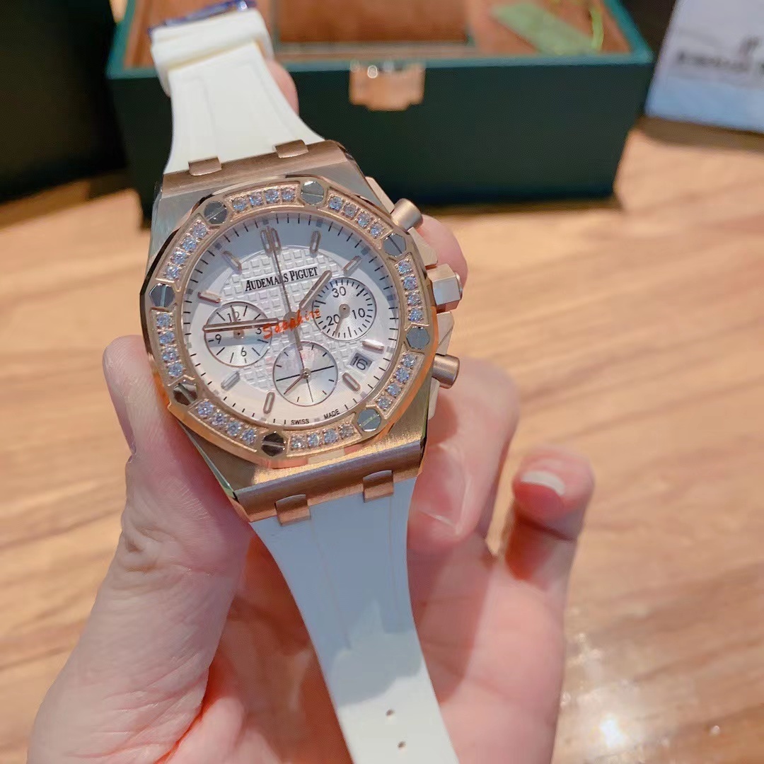 Women's  Quartz Watch Chronograph 904L Stainless Steel 35mm- AP 60