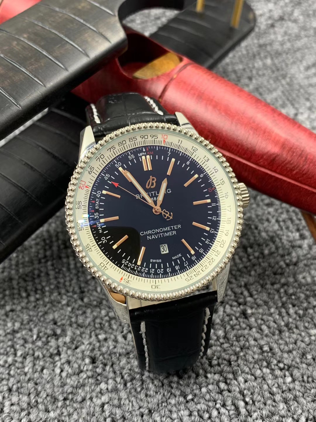Men's Automatic Mechanical Watch 904L Stainless Steel 46mm- BR 114