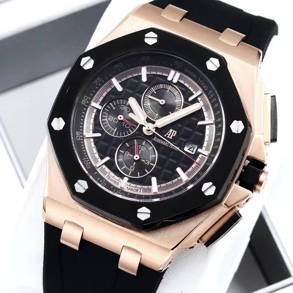 Men's Automatic Mechanical Watch 904L Stainless Steel 44mm- AP91