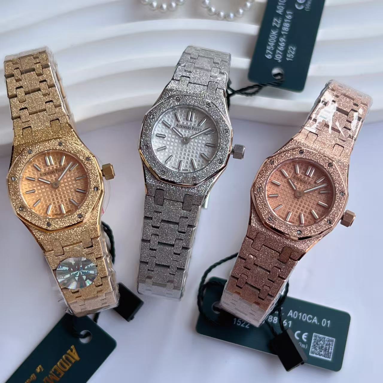 Women's  Quartz Watch Chronograph 904L Stainless Steel 23mm- AP 121