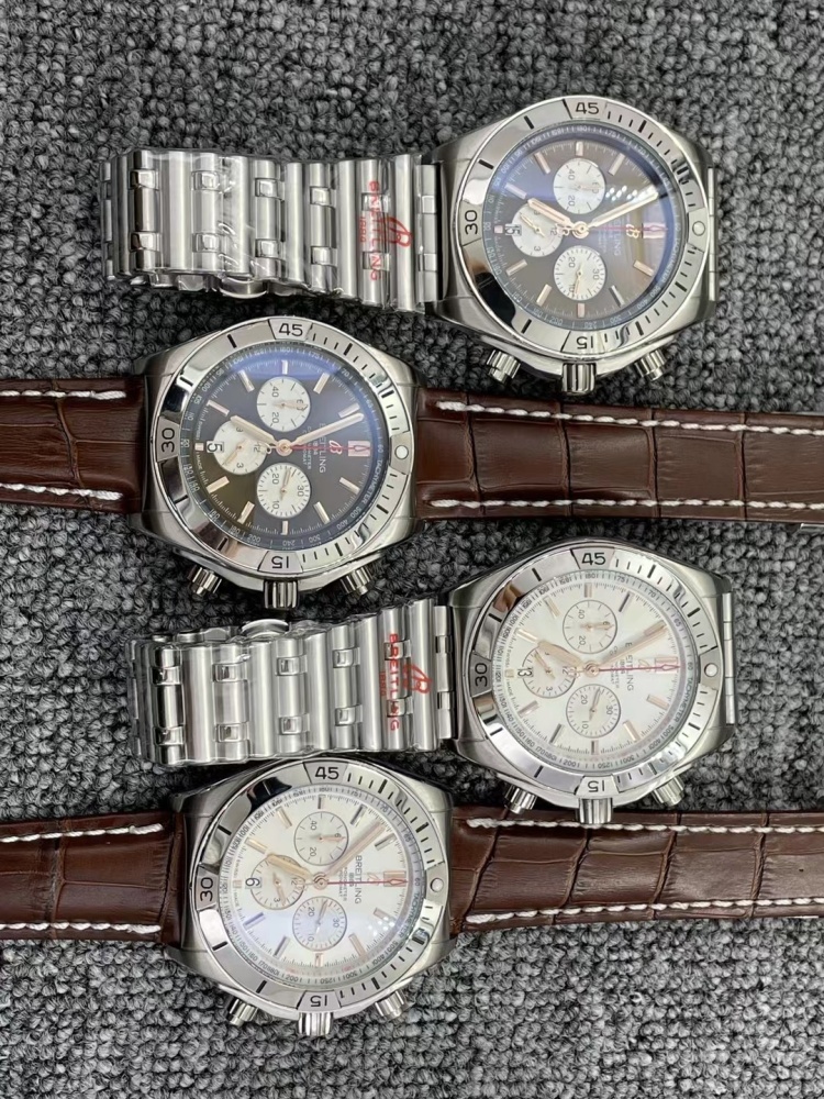 Men's Quartz Watch Chronograph 904L Stainless Steel 46mm- BR 137