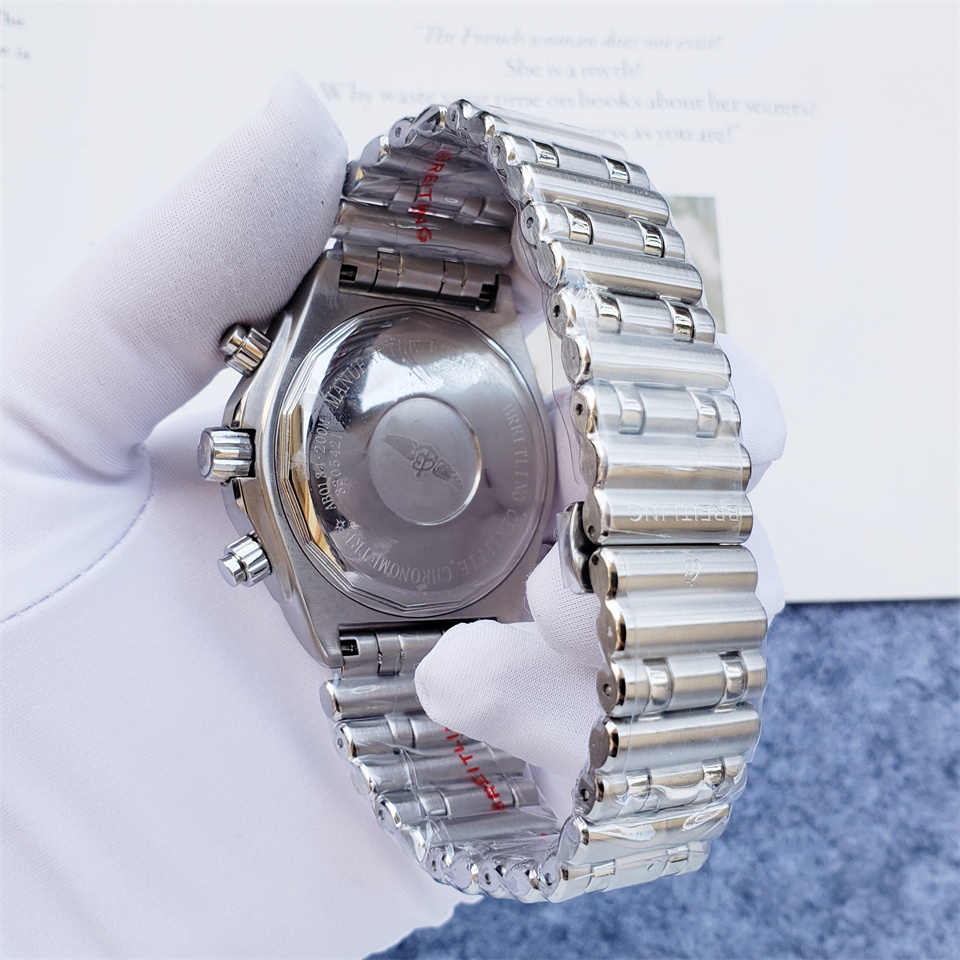 Men's Quartz Watch Chronograph 904L Stainless Steel 46mm- BR 139