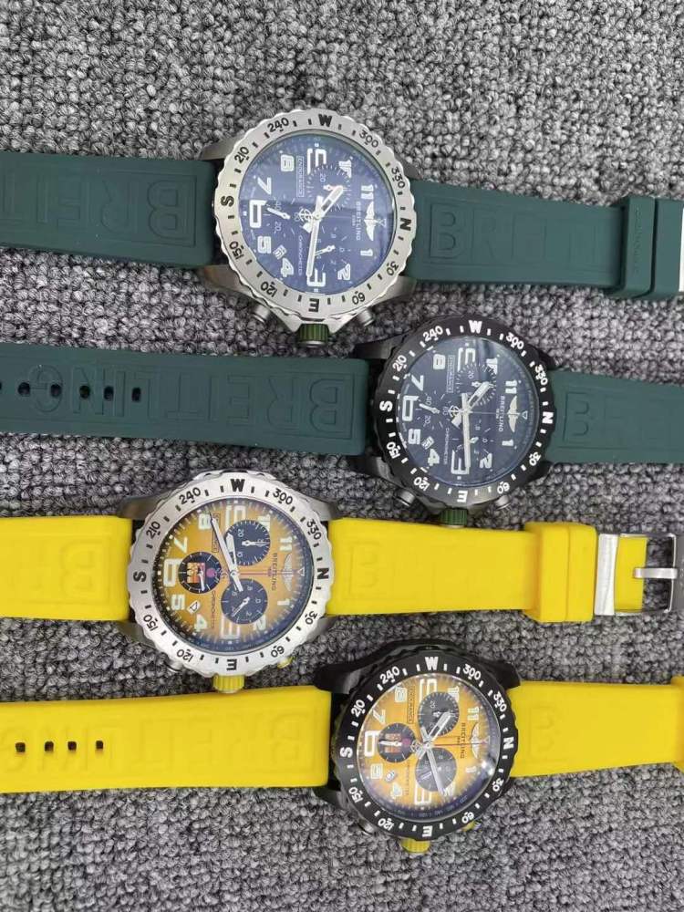 Men's Quartz Watch Chronograph 904L Stainless Steel 46mm- BR 134
