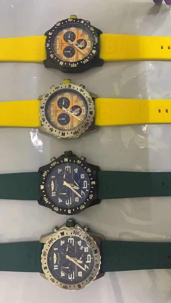 Men's Quartz Watch Chronograph 904L Stainless Steel 46mm- BR 134