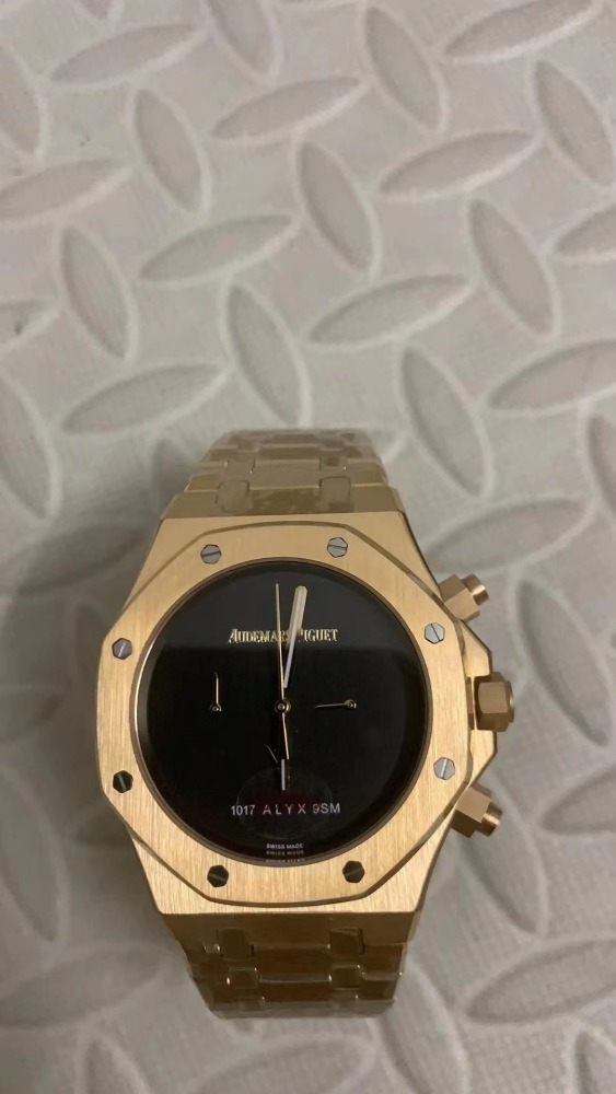Men's Quartz Watch Chronograph 904L Stainless Steel 42mm- AP 89