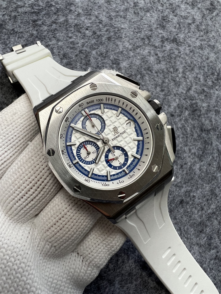 Men's Quartz Watch Chronograph 904L Stainless Steel 44mm- AP 99
