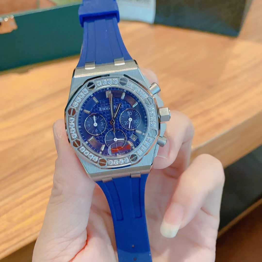 Women's  Quartz Watch Chronograph 904L Stainless Steel 35mm- AP 60