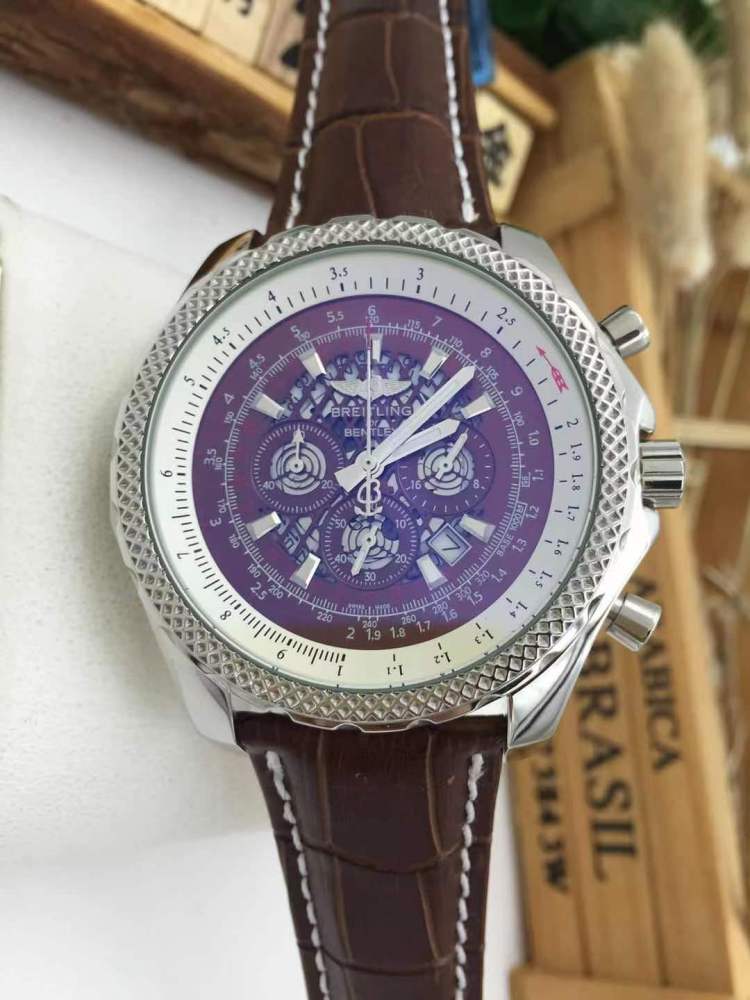 Men's Quartz Watch Chronograph 904L Stainless Steel 46mm- BR 125
