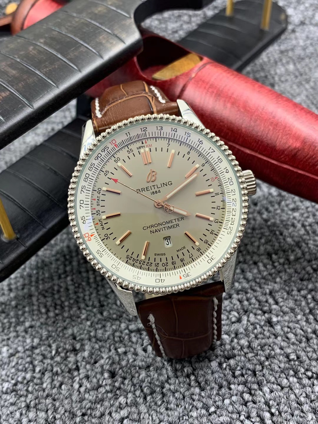 Men's Automatic Mechanical Watch 904L Stainless Steel 46mm- BR 114