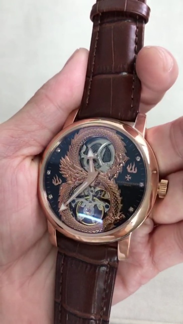 Men's Automatic Mechanical Watch 904L Stainless Steel 43 mm- VC 9