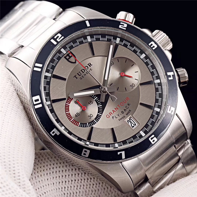 Men's Quartz Watch Chronograph 904L Stainless Steel 41mm- TR 6