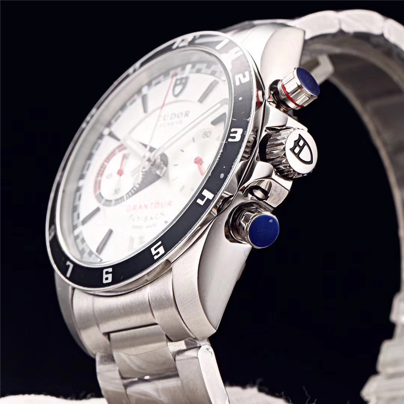 Men's Quartz Watch Chronograph 904L Stainless Steel 41mm- TR 6