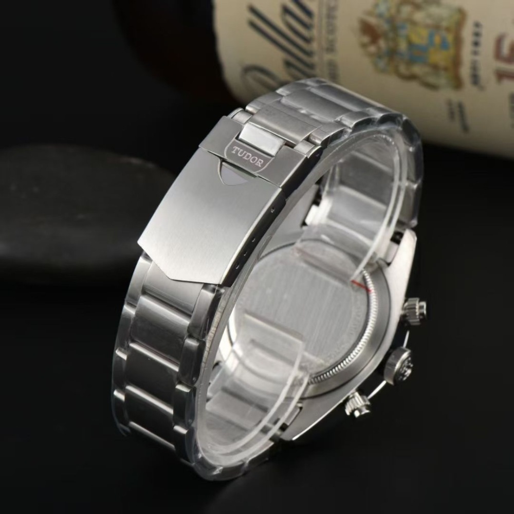 Men's Quartz Watch Chronograph 904L Stainless Steel 41mm- TR 30