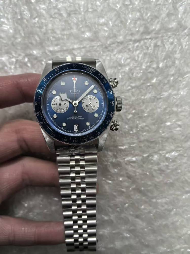 Men's Quartz Watch Chronograph 904L Stainless Steel 41mm- TR 40
