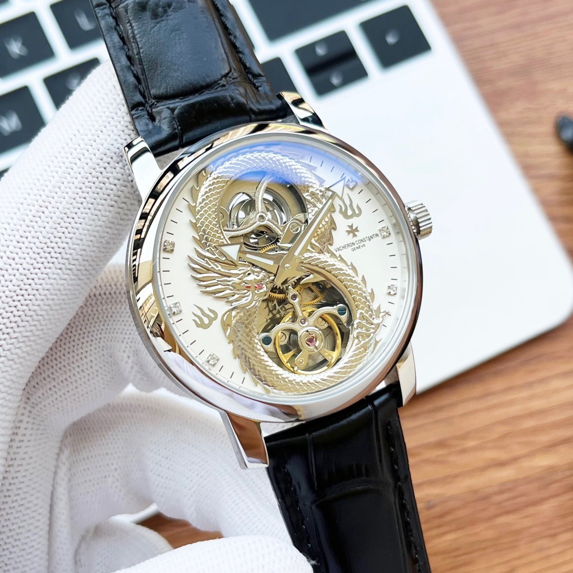 Men's Automatic Mechanical Watch 904L Stainless Steel 43 mm- VC 9