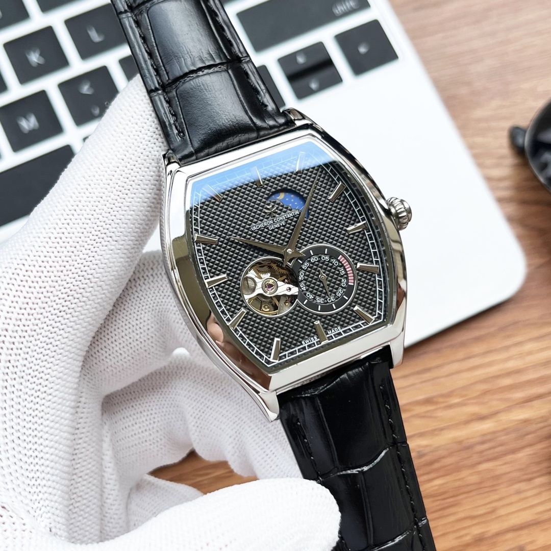 Men's Automatic Mechanical Watch 904L Stainless Steel 43 mm- VC 38