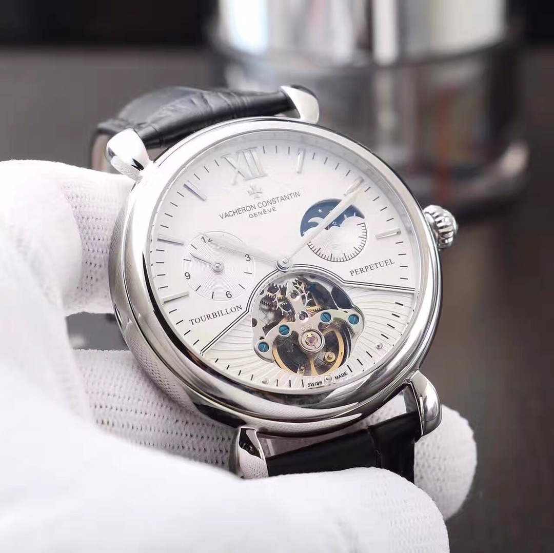 Men's Automatic Mechanical Watch 904L Stainless Steel 43 mm- VC 46