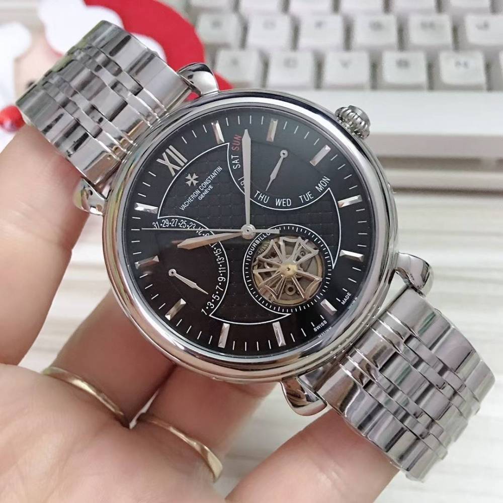Men's Automatic Mechanical Watch 904L Stainless Steel 43 mm- VC 36