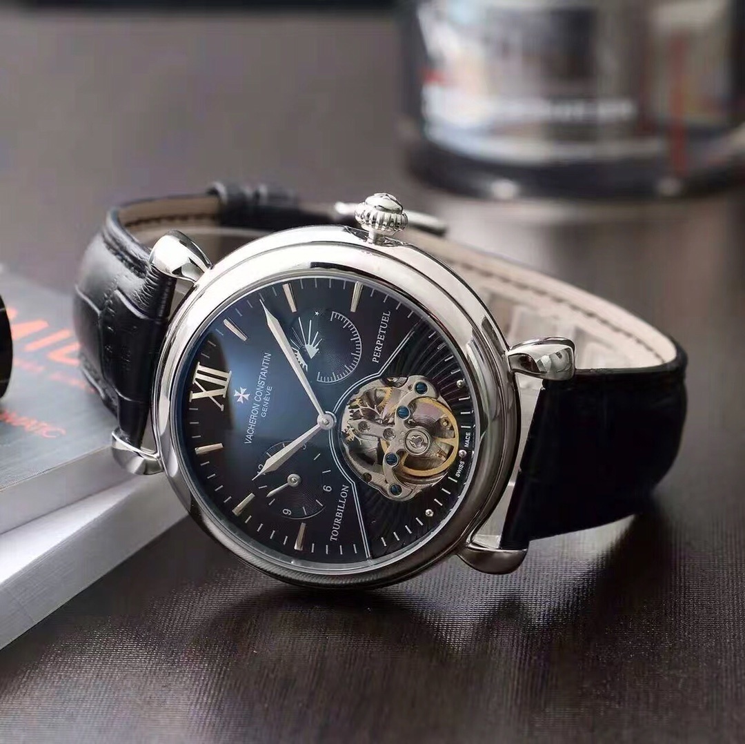 Men's Automatic Mechanical Watch 904L Stainless Steel 43 mm- VC 46