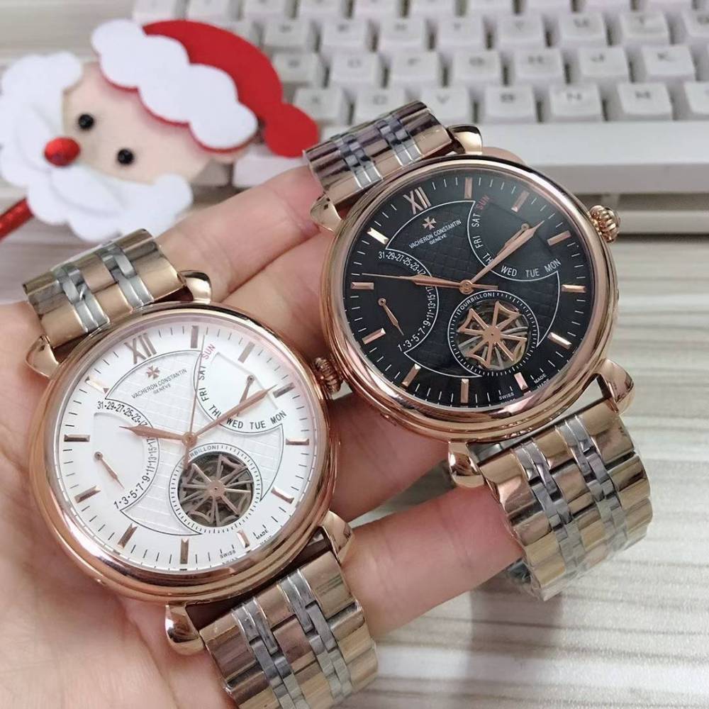 Men's Automatic Mechanical Watch 904L Stainless Steel 43 mm- VC 36