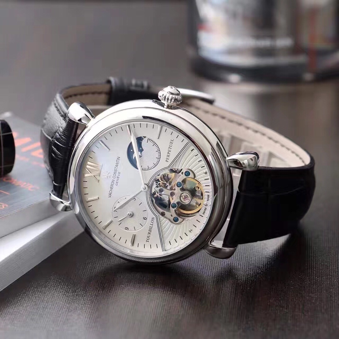 Men's Automatic Mechanical Watch 904L Stainless Steel 43 mm- VC 46