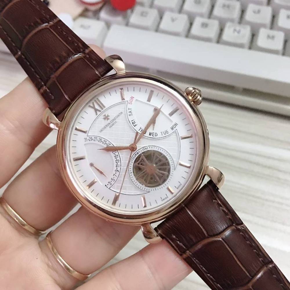 Men's Automatic Mechanical Watch 904L Stainless Steel 43 mm- VC 36