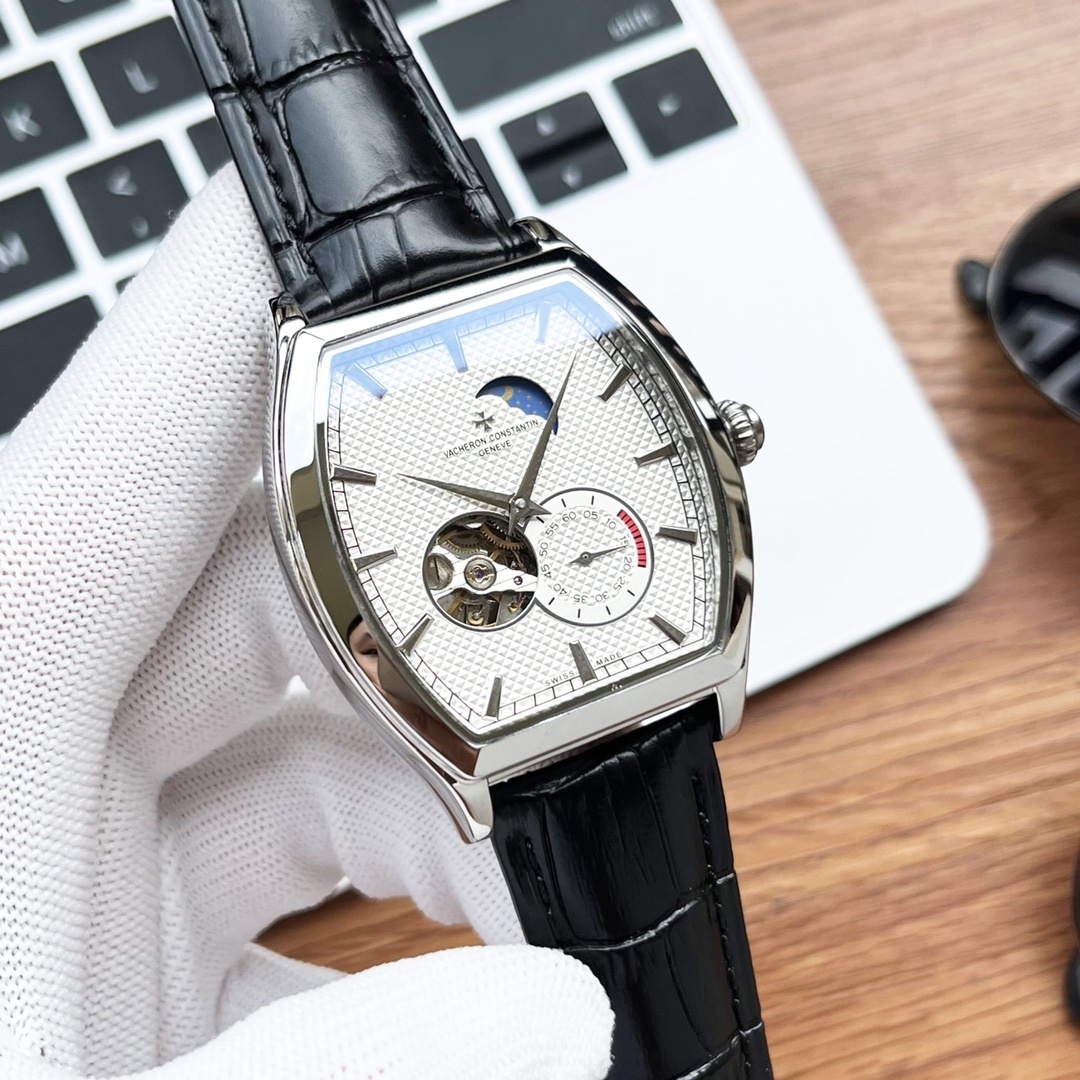 Men's Automatic Mechanical Watch 904L Stainless Steel 43 mm- VC 38