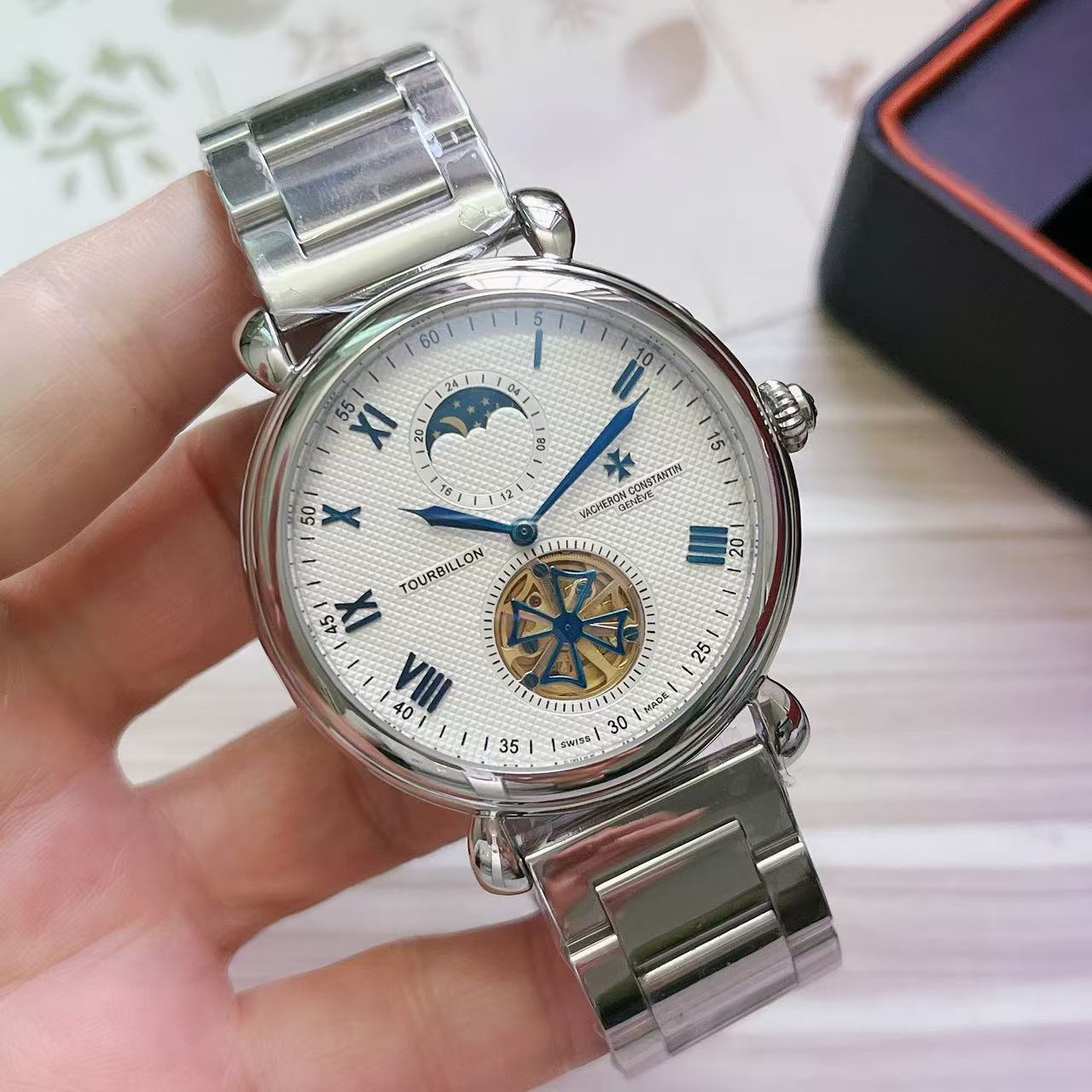 Men's Automatic Mechanical Watch 904L Stainless Steel 43 mm- VC 31