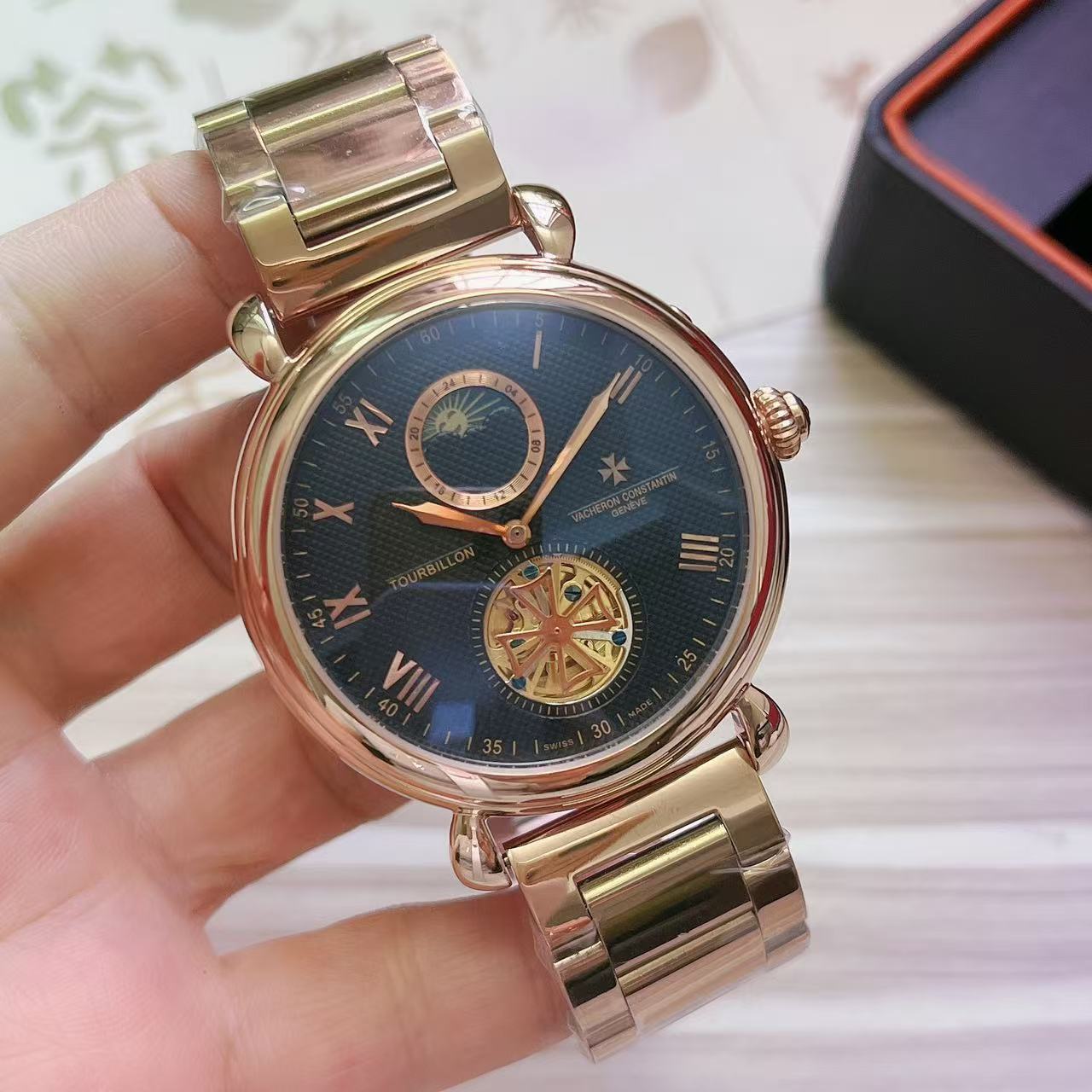 Men's Automatic Mechanical Watch 904L Stainless Steel 43 mm- VC 31