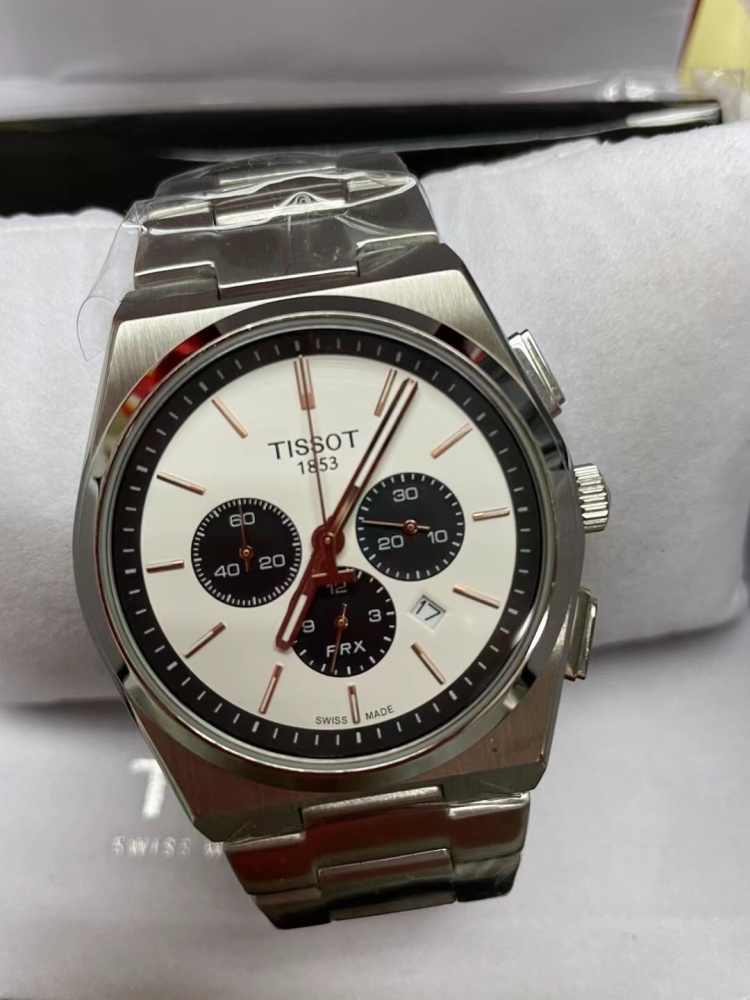 Men's Quartz Watch Chronograph 904L Stainless Steel 42mm- TOT 5