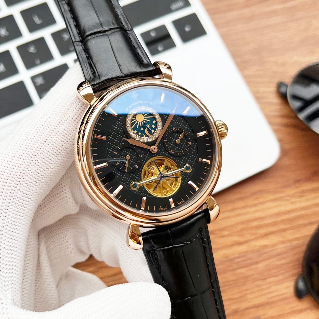 Men's Automatic Mechanical Watch 904L Stainless Steel 43 mm- VC 8