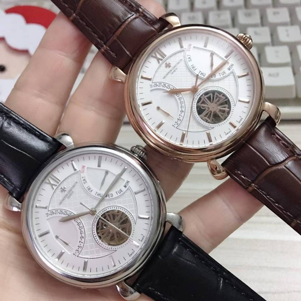 Men's Automatic Mechanical Watch 904L Stainless Steel 43 mm- VC 36