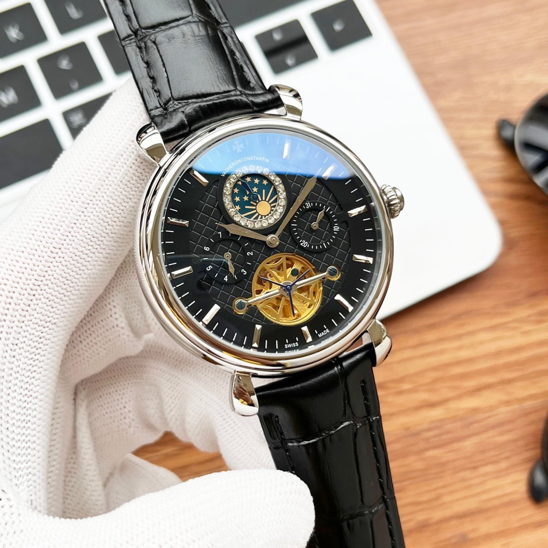 Men's Automatic Mechanical Watch 904L Stainless Steel 43 mm- VC 8